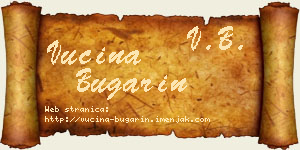 Vucina Bugarin vizit kartica